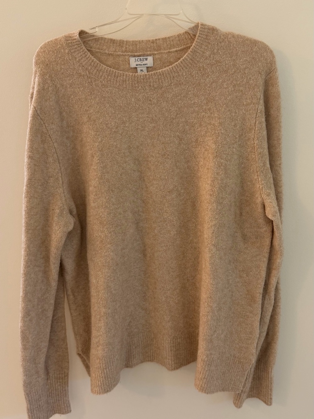 J. Crew Neutral Tan Crewneck Sweater
